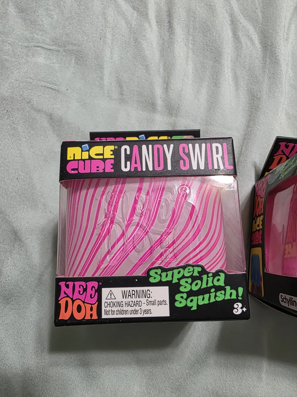 Needoh Nice Cube & Candy Swirl Squishy Bundle